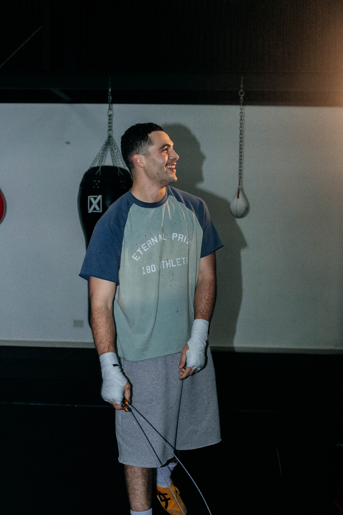 ETERNAL PRIZE TEE - NAVY/LIGHT BLUE